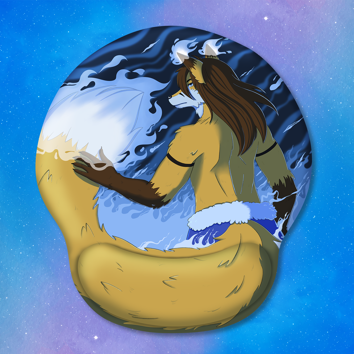 FoxyAreku Wrist Rest Mousepad